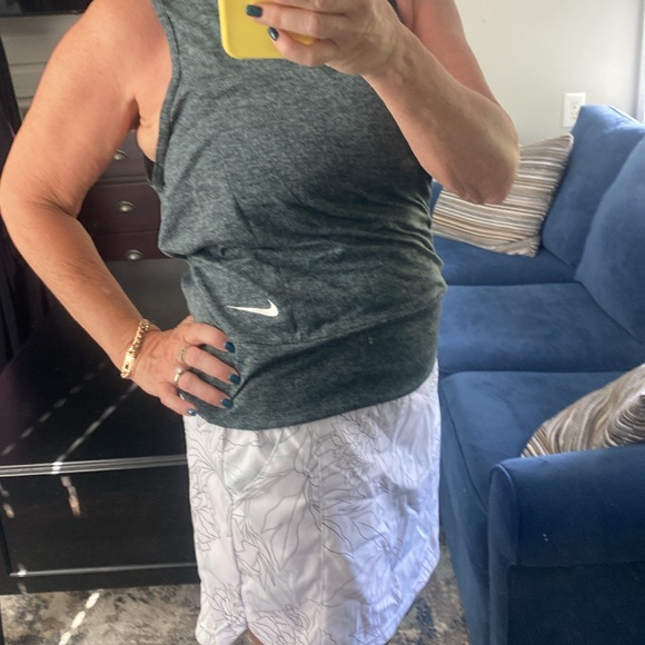 Columbia White w Tropical Flowers sz Sm fits like medium - Picture 11 of 13